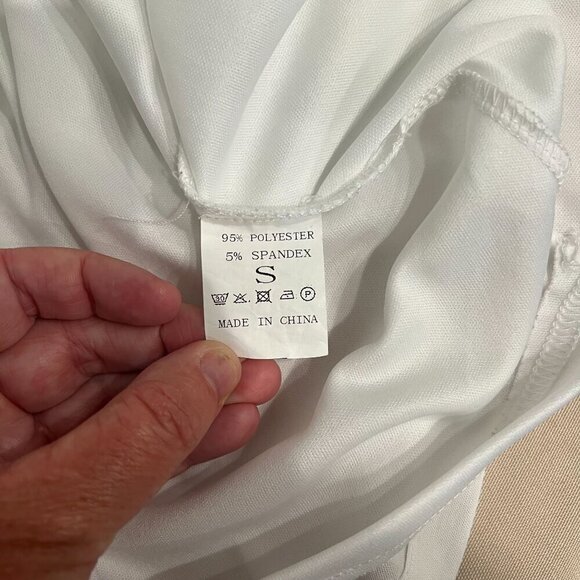 Boho V-Neck Sleeveless Babydoll Dress With Ruffled Shoulders Women's Size Small - Picture 7 of 13